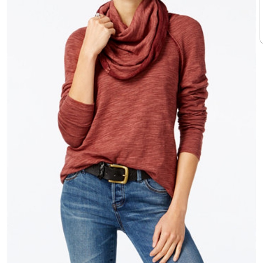 Free people cowl neck pullover